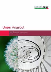 Migros Bank Katalog in Zürich | Eine Übersicht für Privatpersonen | 16.3.2022 - 16.6.2022