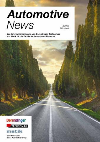 Derendinger Katalog in Bern | Automotive News 2/2022 | 5.4.2022 - 30.4.2022