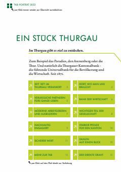 Thurgauer Kantonalbank Katalog | Porträt 2022 | 25.4.2022 - 27.6.2022