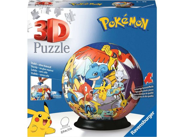 RAVENSBURGER Puzzle-Ball Pokémon (72) - 3D Puzzle (Mehrfarbig) für 19,95 CHF