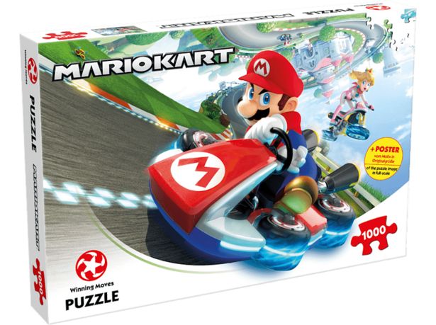 WINNING MOVES Mario Kart - Funracer - Puzzle (Mehrfarbig) für 39,95 CHF