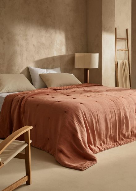 Gesteppte Bettdecke aus Leinen 270 x 230 cm für 149,95 CHF in MANGO