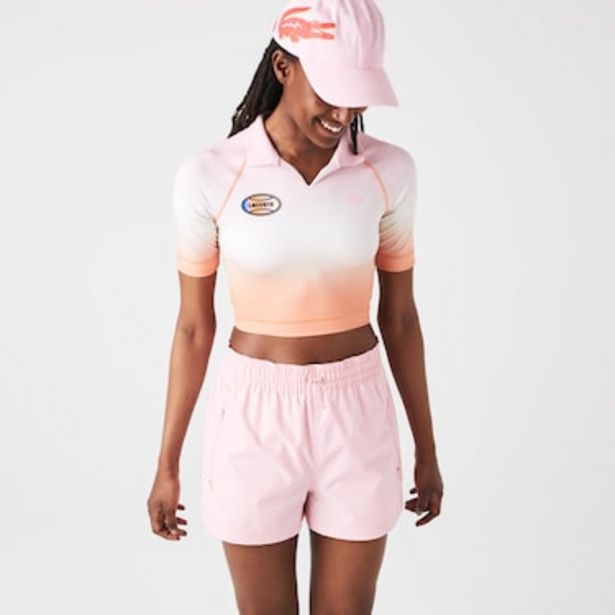Women's Lacoste SPORT Summer Pack Short Gradient And Stretch Polo Shirt für 77 CHF in Lacoste