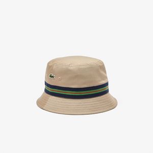 Unisex Lacoste Organic Cotton Stripe Band Bucket Hat für 89 CHF in Lacoste
