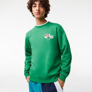 Men's Lacoste Holiday Badge Organic Cotton Sweatshirt für 109 CHF in Lacoste