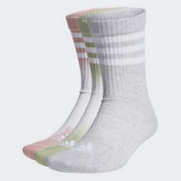 Dip-Dyed 3-Streifen Cushioned Crew Socken, 3 Paar für 16,8 CHF in Adidas