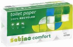 Wepa Toilettenpapier Satino Comfort, Recycling, 3-lagig, 8 Rollen für 5,9 CHF in Office World