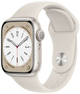 Apple Watch Series 8 GPS 41 mm Aluminiumgehäuse Polarstern Sport Band Polarstern für 443,78 CHF in Conrad