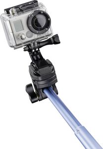 Mantona Handstativ Selfie Stick 8 cm 1/4 Zoll Blau inkl. Handschlaufe für 13,88 CHF in Conrad
