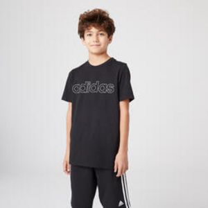 T-Shirt Linear Kinder schwarz für 15 CHF in Decathlon