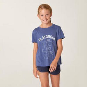 T-Shirt Kinder Baumwolle - 500 blau für 7 CHF in Decathlon
