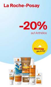 Angebote von Sun Store | -20% auf das gesamte Sortiment von La Roche-Posay Anthélios | 17.5.2022 - 22.5.2022